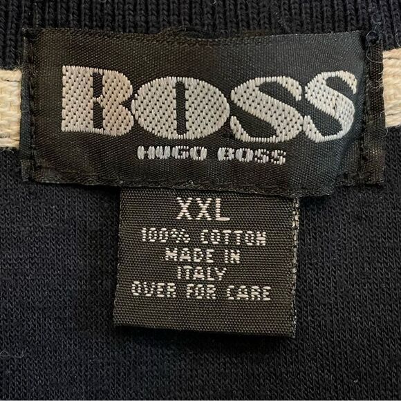 Hugo Boss Navy Blue Long Sleeve Collared Neck Shirt size XXL - Picture 4 of 4